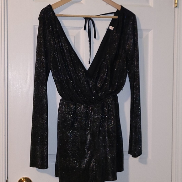 XHILARATION Shimmer Romper - Picture 2 of 9